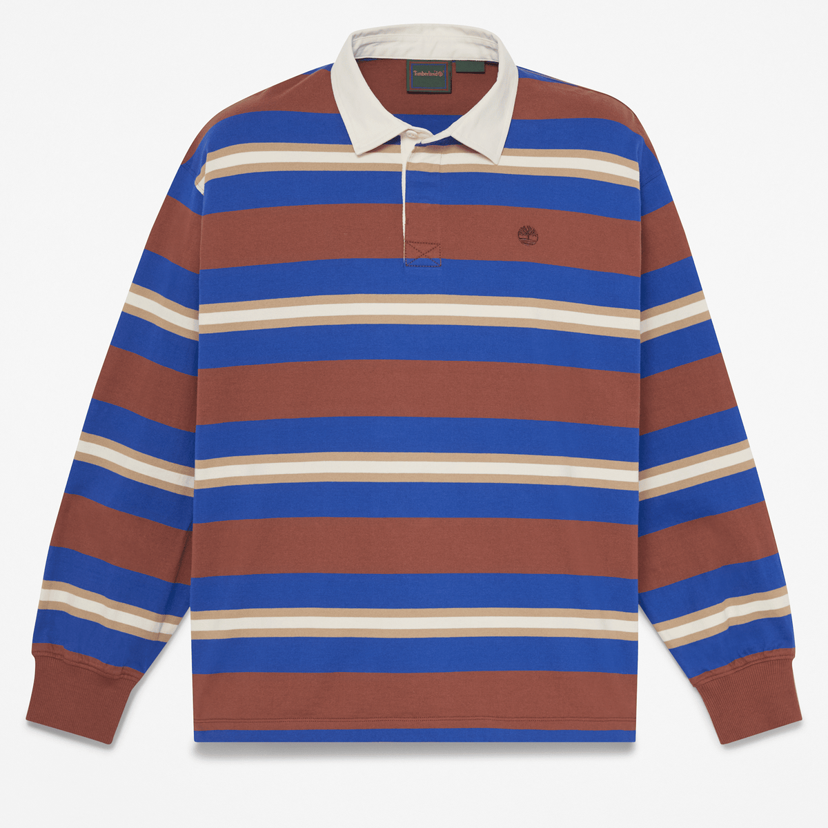 Mens LongSleeve Rugby Polo TBL Brown HERO