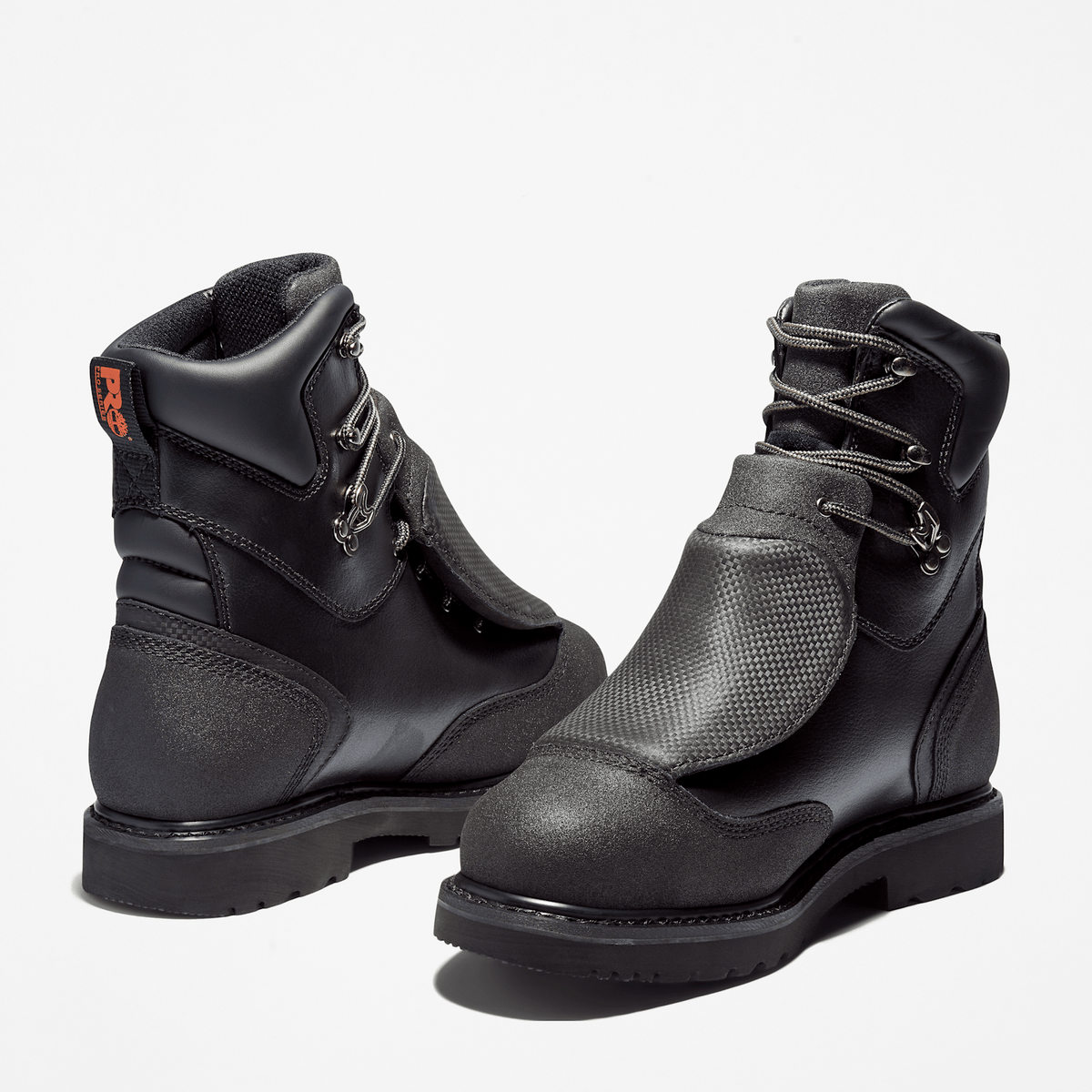 Mens Met Guard Steel Toe Waterproof Work Boot TBL Black ALT5