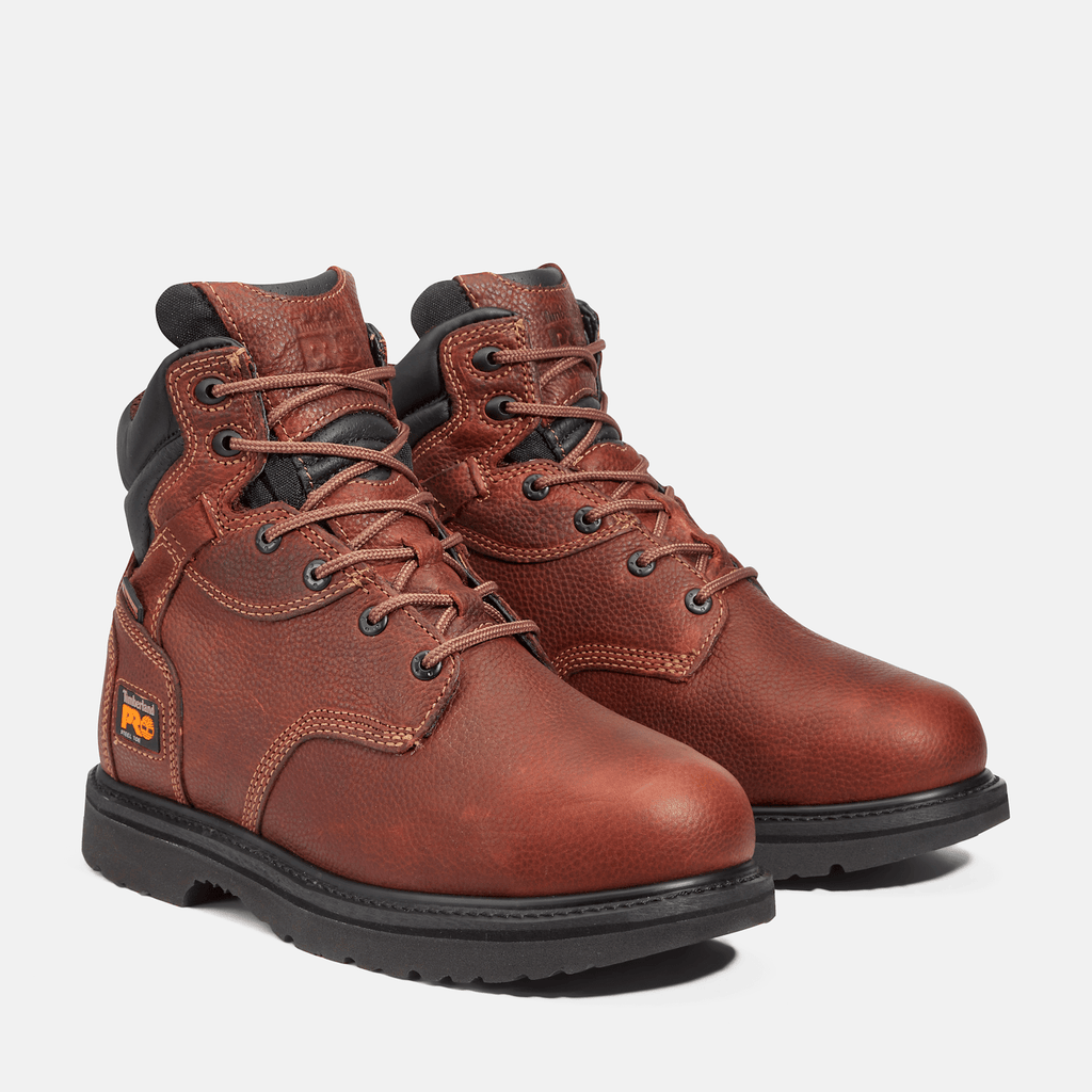 Mens Met Guard Steel Toe Work Boot TBL Brown ALT4