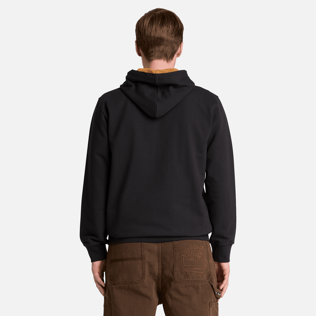 Mens Northwood Tree Logo Hoodie TBL Black ALT8