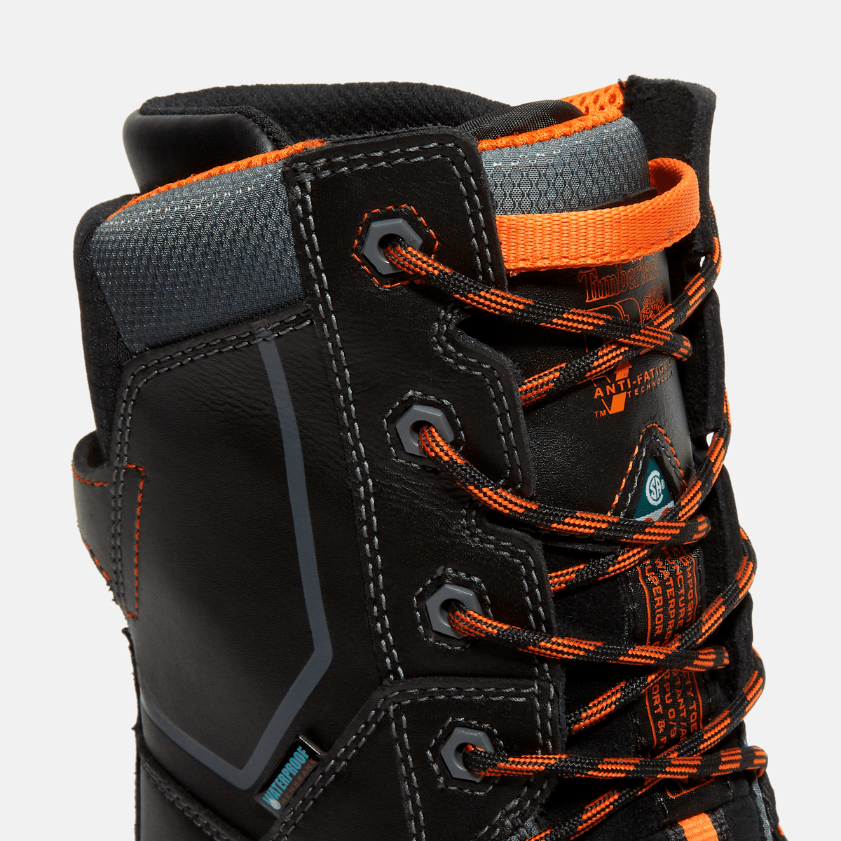 Mens Pac Max 10 Composite Toe Waterproof Winter Work Boot TBL BlackOrange ALT7