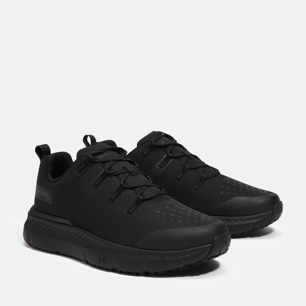 Mens Power Shift SlipResistant Hospitality Work Sneaker TBL Black Ripstop Nylon ALT4