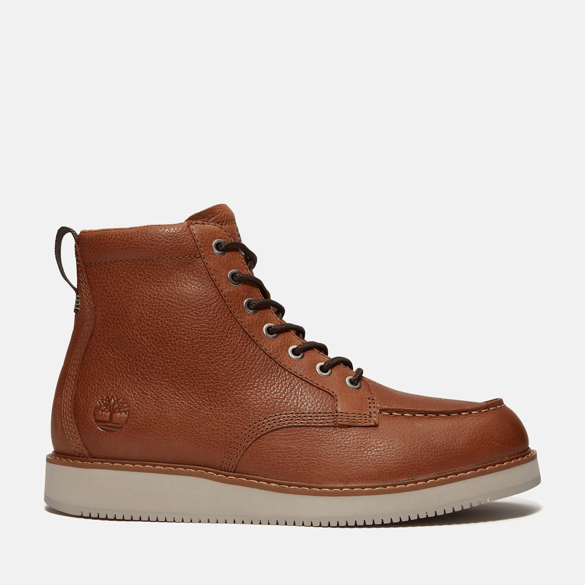 Mens Redwood Edge Mid LaceUp Boot TBL Medium Brown FullGrain HERO