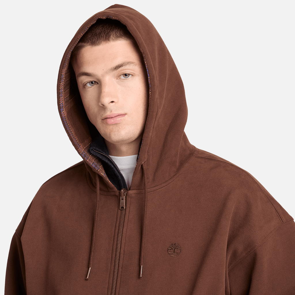 Mens Reversible Hoodie TBL Chicory Coffee Brown ALT3