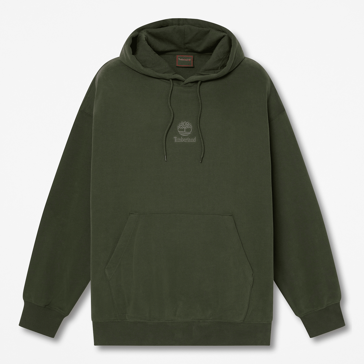 Mens Shorewood Heavyweight Core Hoodie TBL Dark Green HERO