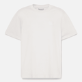 Mens Silicon Badge ShortSleeve TShirt TBL Vintage White HERO