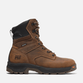 Mens TiTAN EV  8 SoftToe Waterproof Work Boot TBL Medium Brown FullGrain HERO