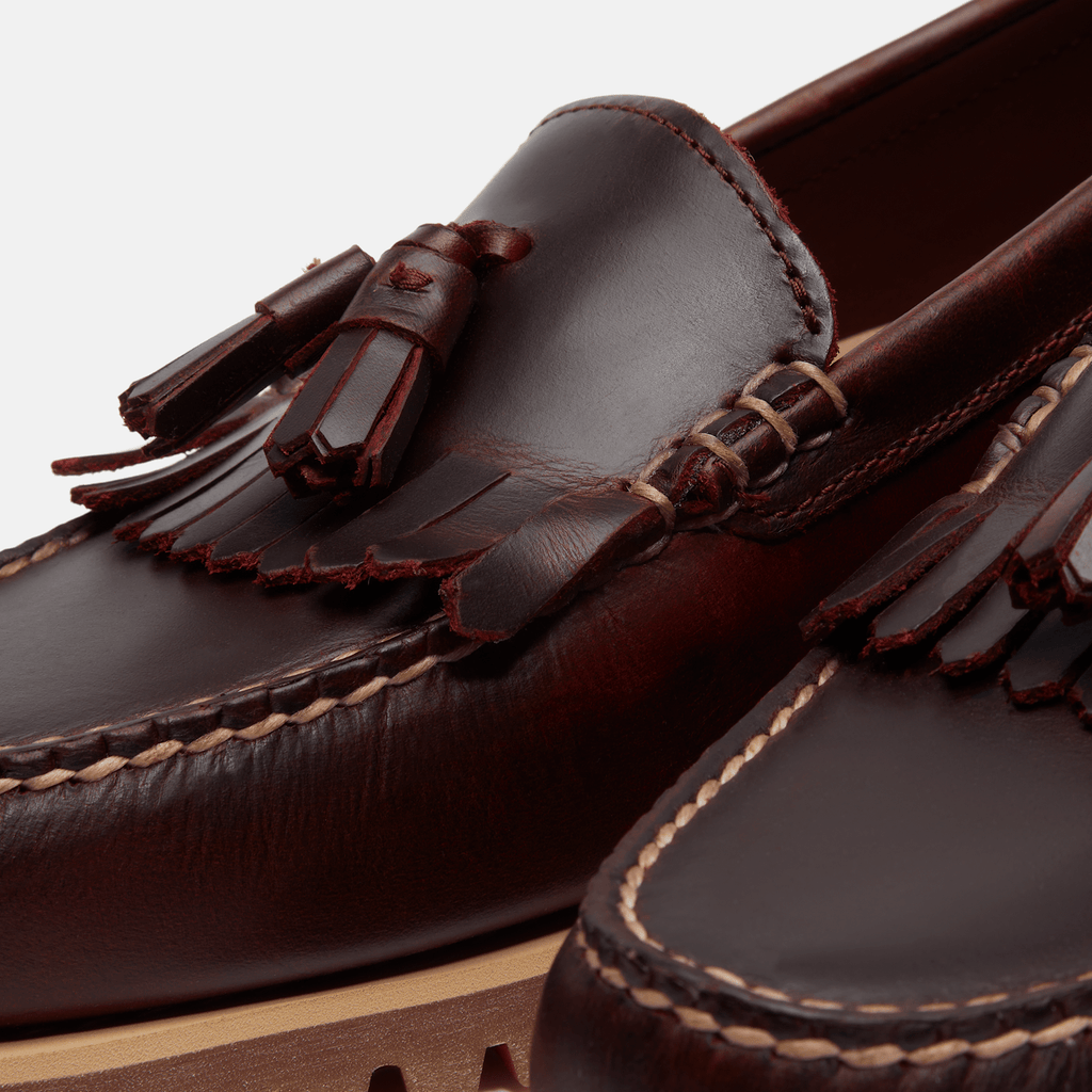 Mens Timberland Authentic Loafer TBL Burgundy FullGrain ALT7