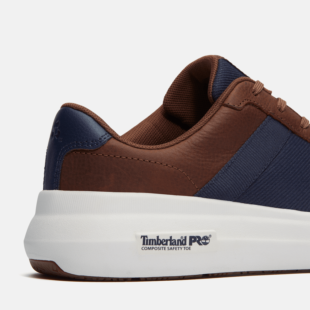 Mens Timberland PRO Bridgeport Athletic Composite Toe Work Shoe TBL Brown ALT7