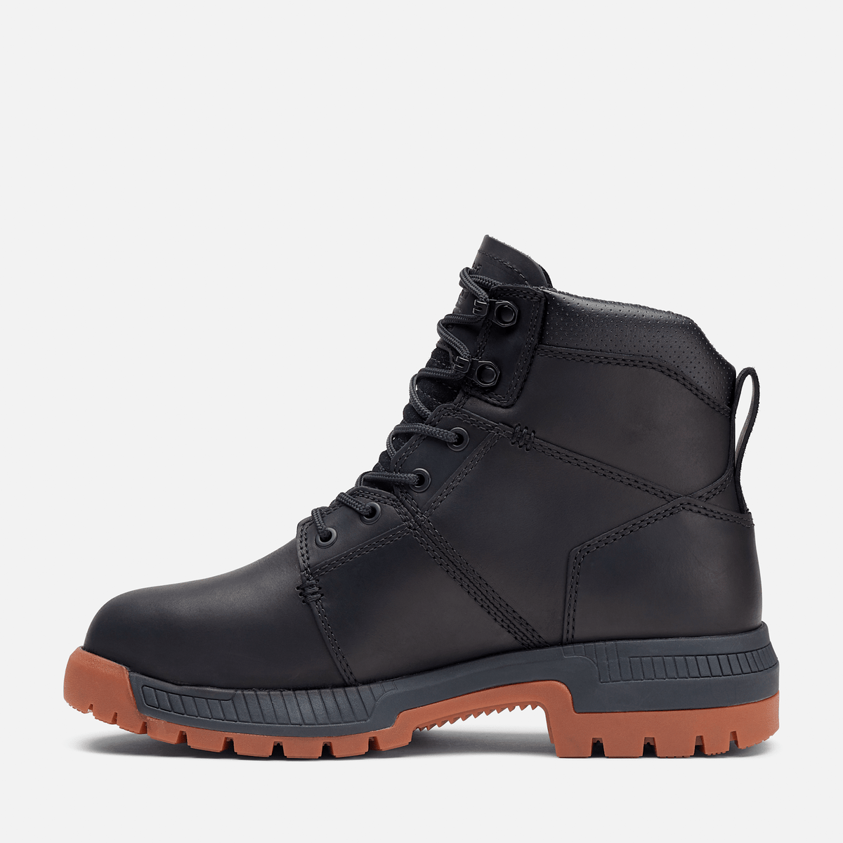 Mens Timberland PRO Montauk 6 Steel Toe Work Boot TBL Black FullGrainTan ALT6