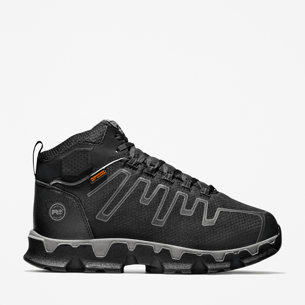 Mens Timberland PRO Powertrain Sport Met Guard Alloy Toe Work Boot TBL BlackGrey HERO