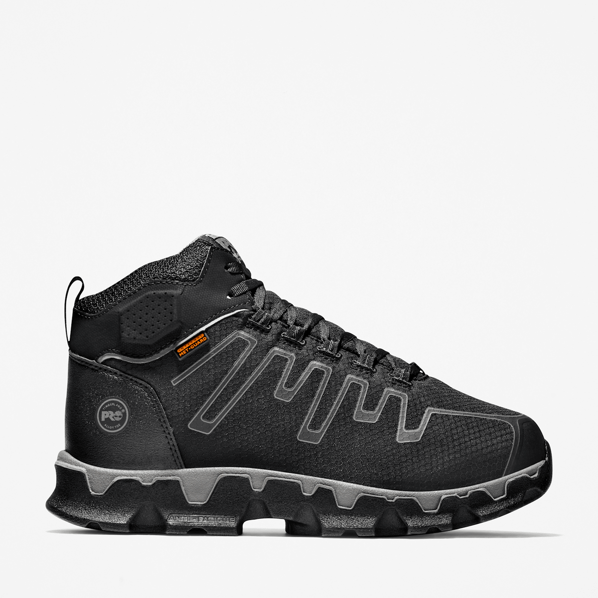 Mens Timberland PRO Powertrain Sport Met Guard Alloy Toe Work Boot TBL BlackGrey HERO