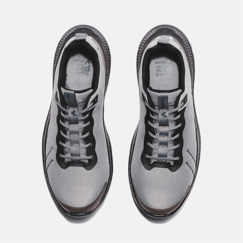Mens Timberland PRO Setra CompToe Athletic Work Sneakers TBL GreyBlackOrange ALT2