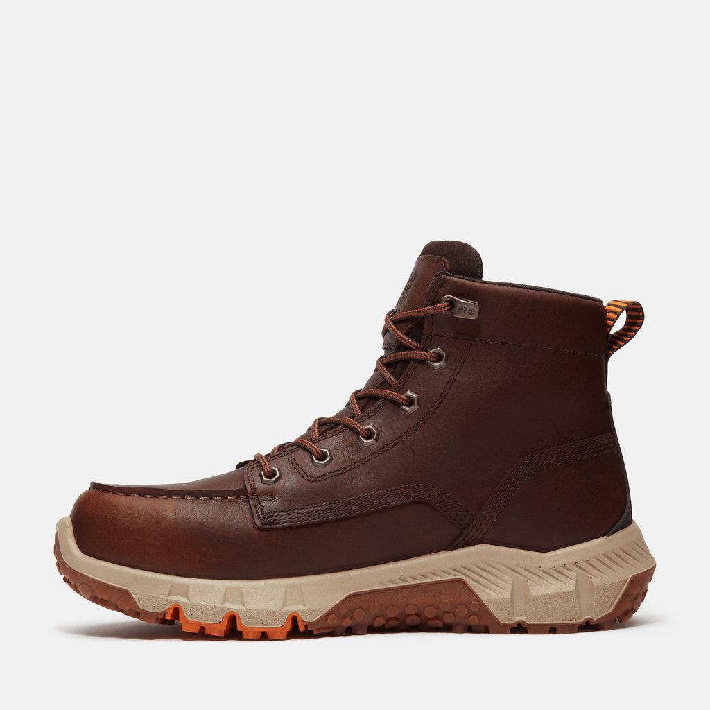 Mens Timberland PRO Tempe Moc Toe 6 Waterproof Alloy Toe Boot TBL Rust ALT6