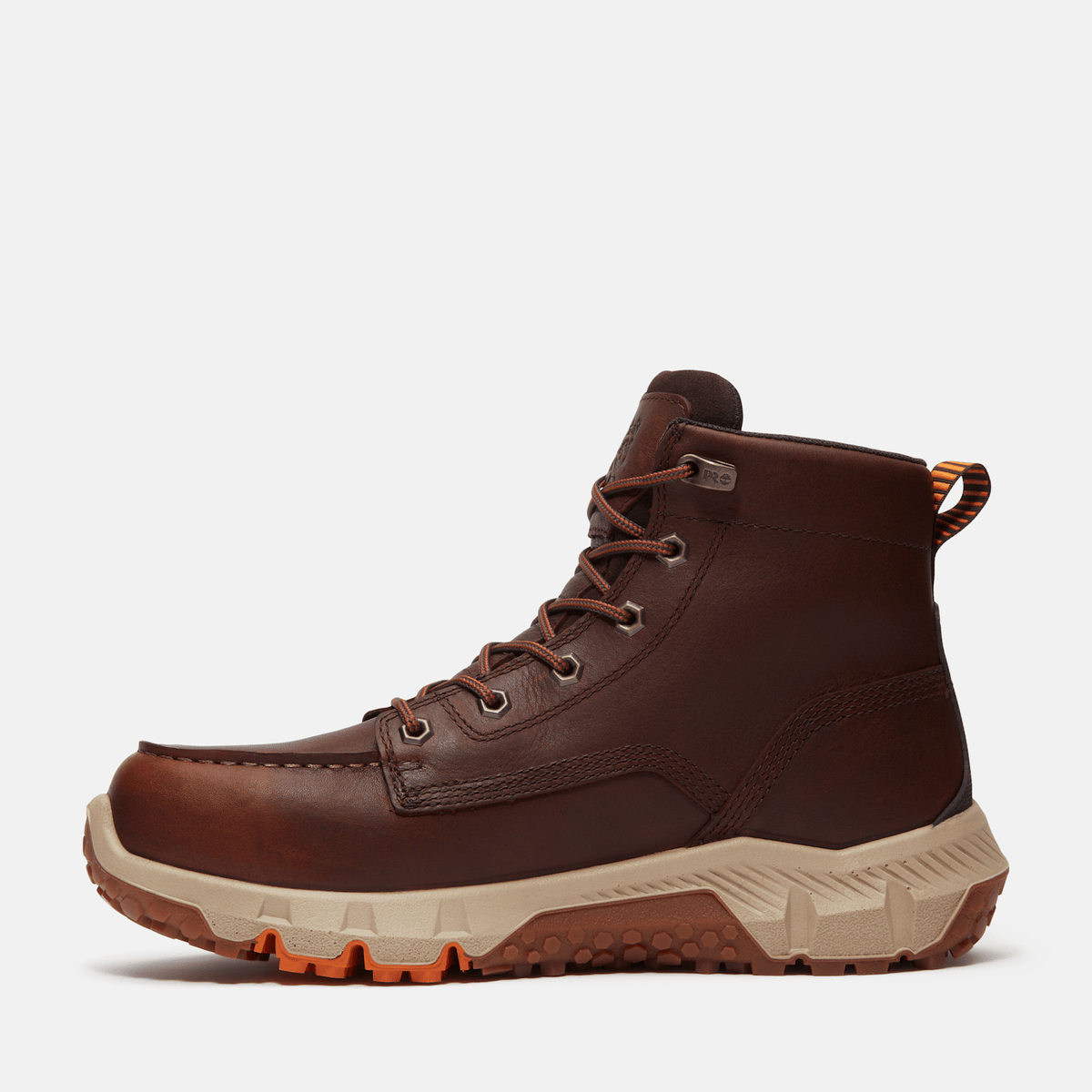 Mens Timberland PRO Tempe Moc Toe 6 Waterproof Alloy Toe Boot TBL Rust ALT6