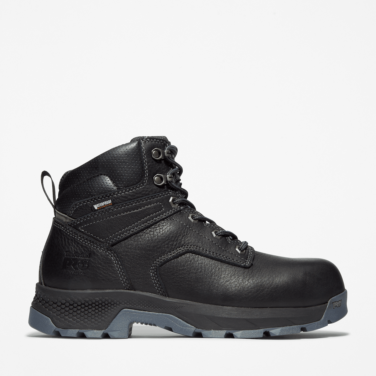 Mens Timberland PRO TiTAN EV 6 Waterproof CompToe Work Boot TBL Black HERO