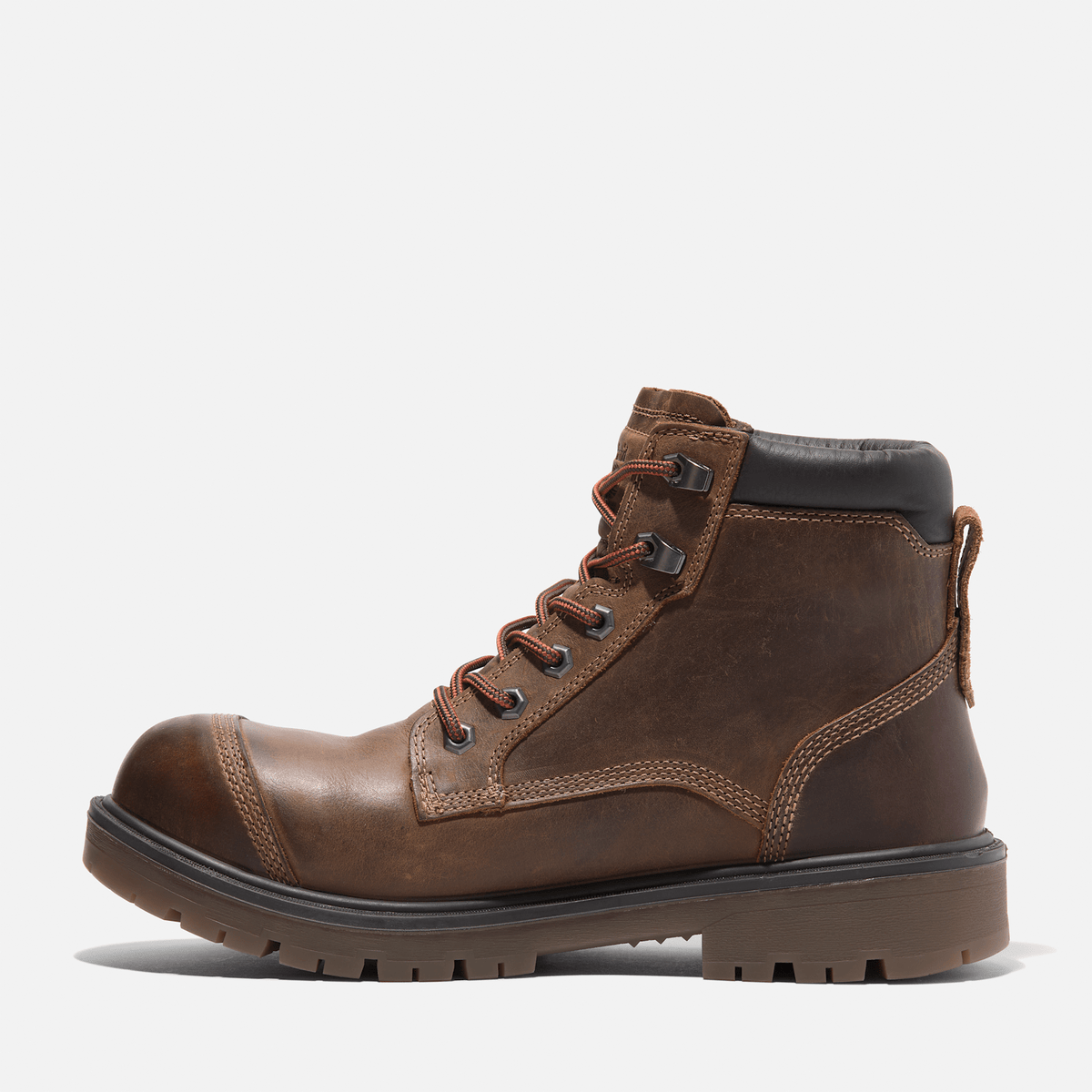 Mens Timberland PRO Whitman 6 Composite Toe Work Boot TBL Dark Brown FullGrain ALT6