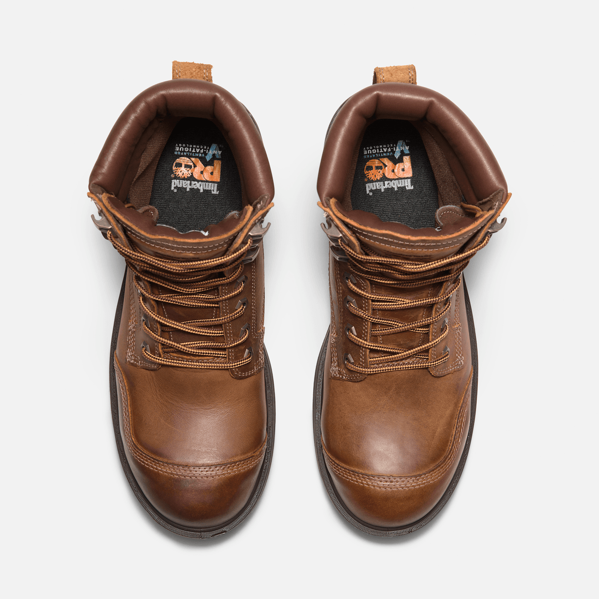 Mens Timberland PRO Whitman 8 Composite Toe Work Boot TBL Medium Brown FullGrain ALT2