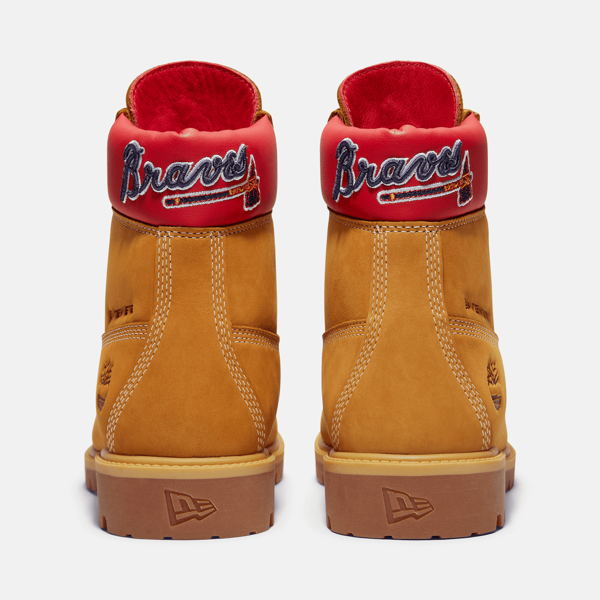 Mens Timberland x New Era Braves 6Inch Waterproof Boot TBL Wheat Braves ALT5
