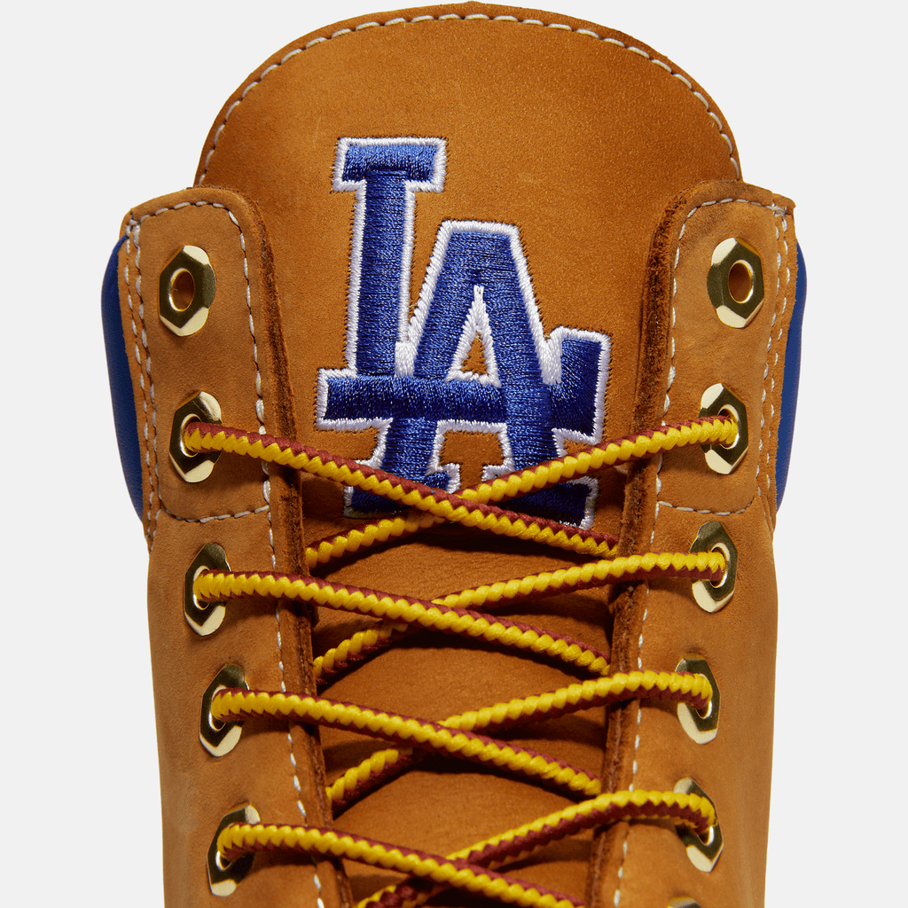 Mens Timberland x New Era Dodgers 6Inch Waterproof Boot TBL Wheat Dodgers ALT7