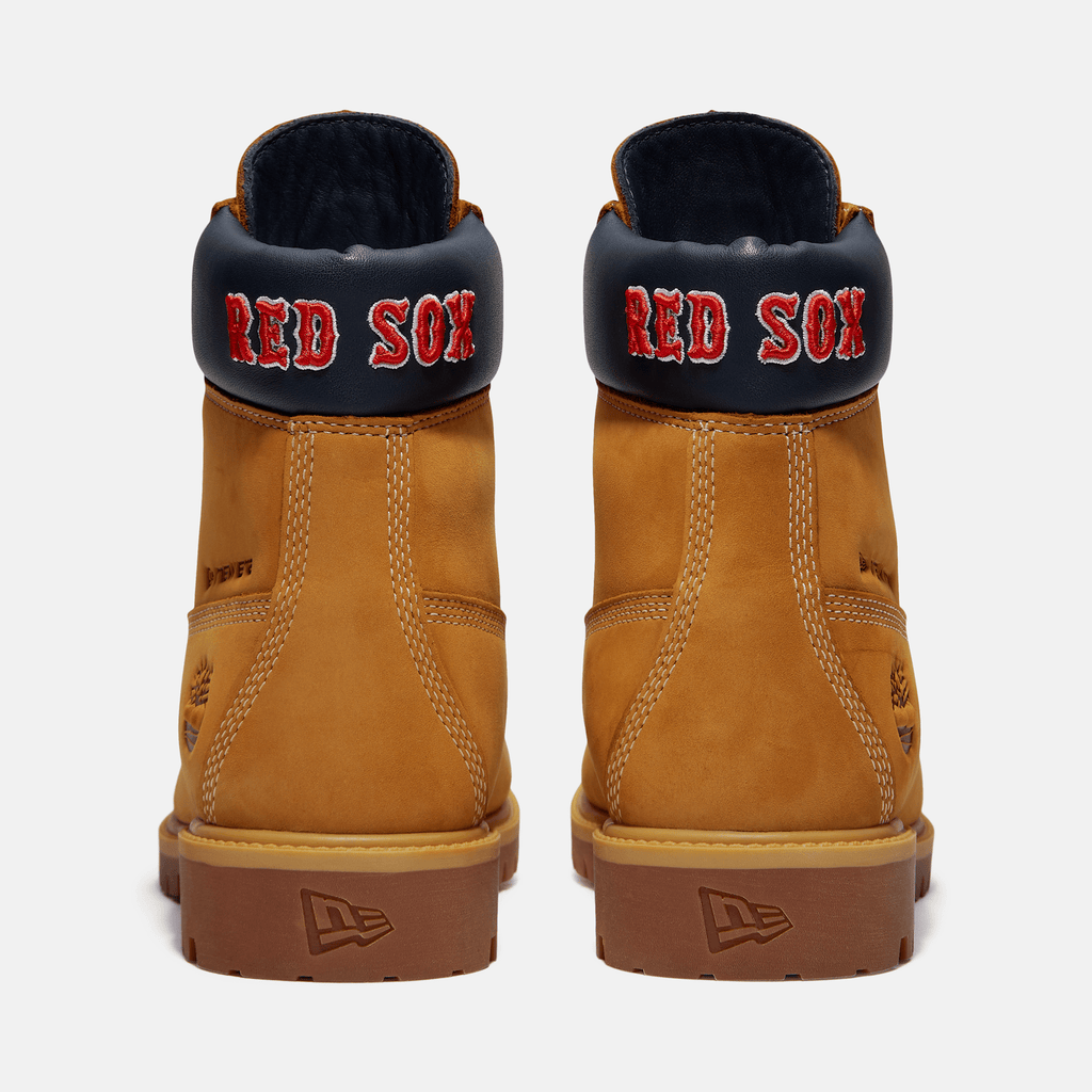 Mens Timberland x New Era Red Sox 6Inch Waterproof Boot TBL Wheat Red Sox ALT5
