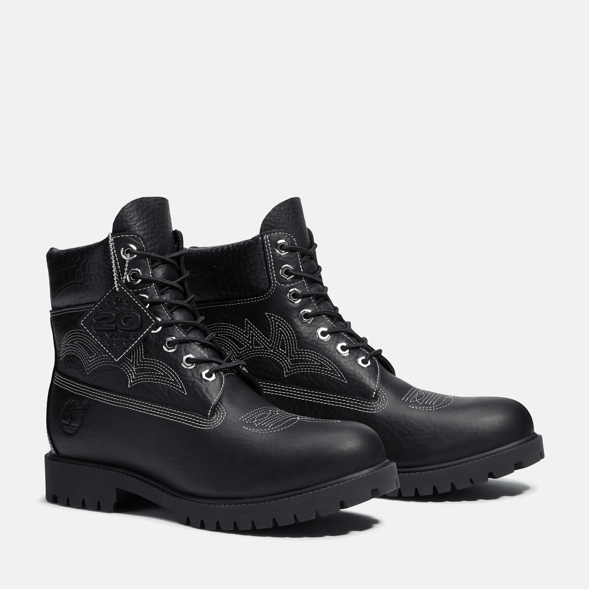 Mens Timberland x Sneaker Politics 6Inch Waterproof Boot TBL Black FullGrain ALT4