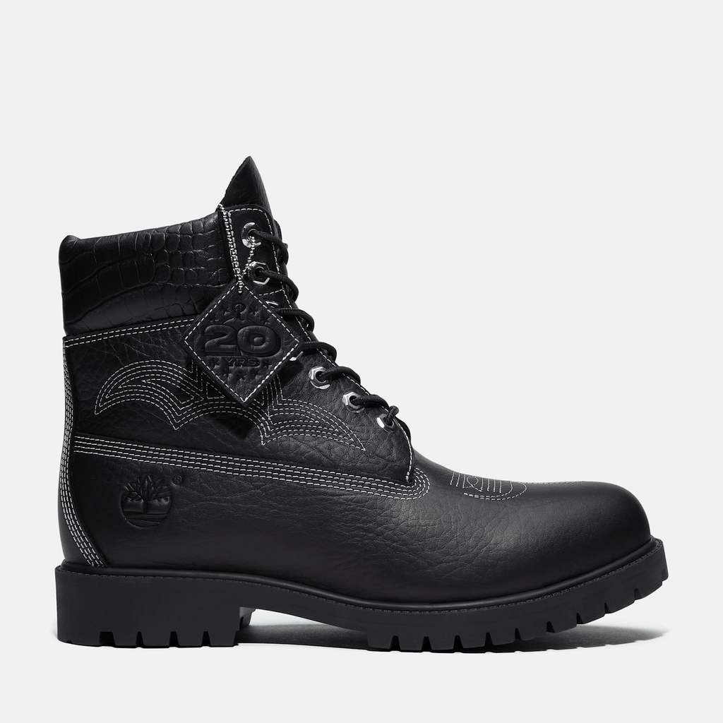 Mens Timberland x Sneaker Politics 6Inch Waterproof Boot TBL Black FullGrain HERO
