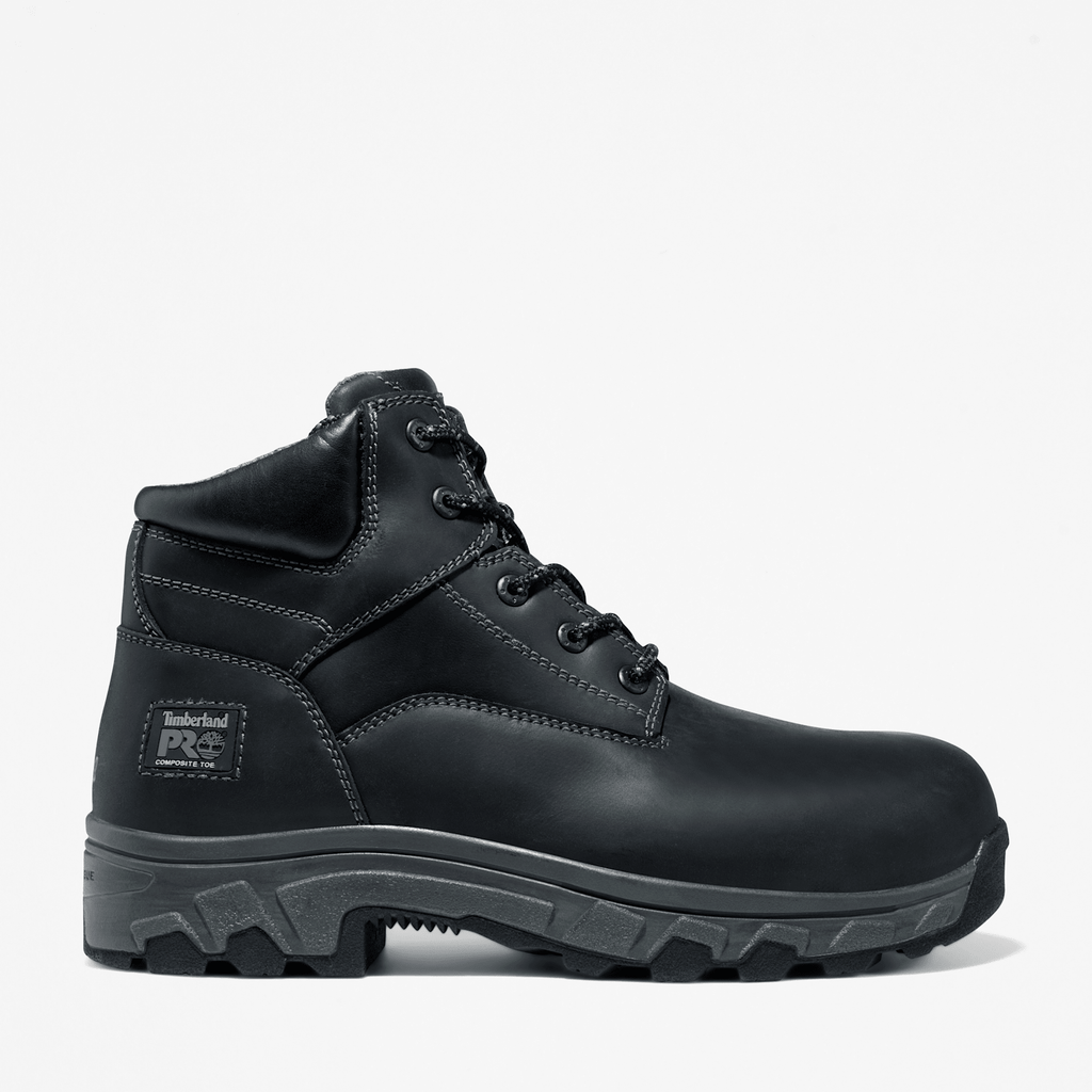 Mens Workstead 6 Composite Toe Work Boot TBL Black HERO