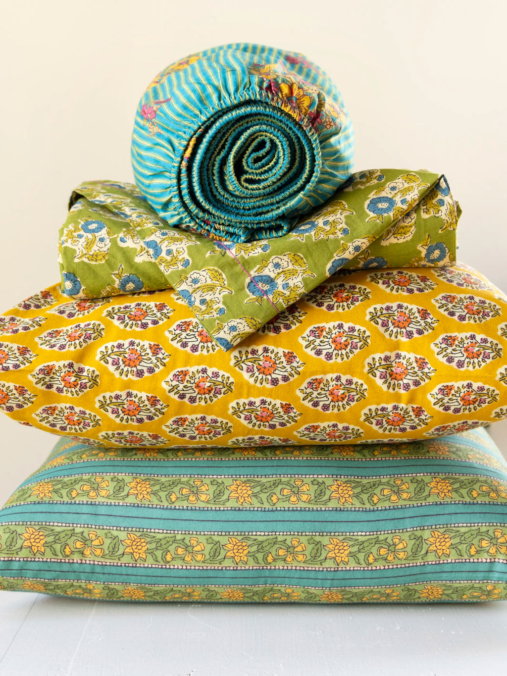 Mix & Match Cotton Fitted Sheet - Golden Marigold