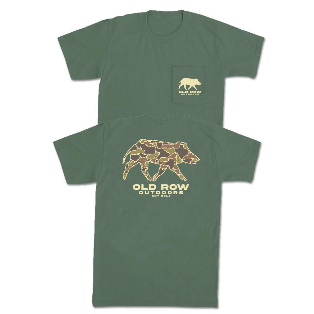 Old Row Outdoors Camo Hog Pocket Tee