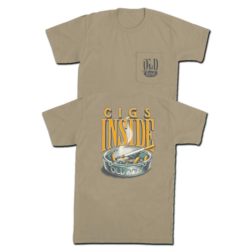 Cigs Inside Ashtray Pocket Tee