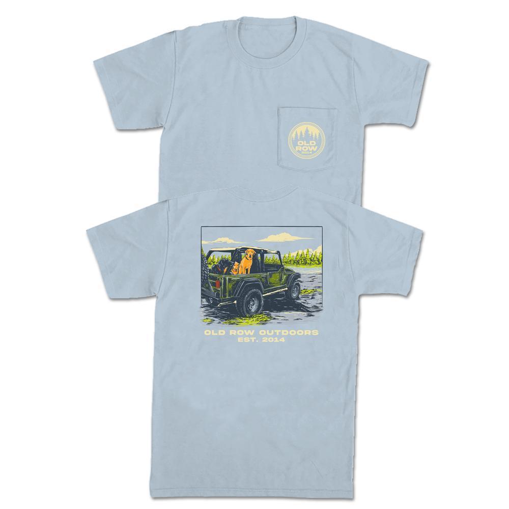 Old Row Off Road Dogs Pocket Tee