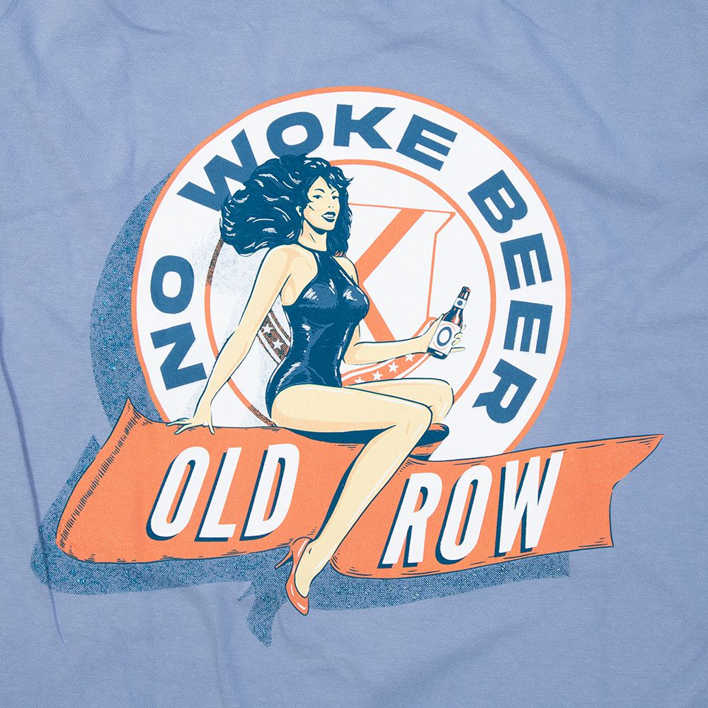 No Woke Beer Pocket Tee
