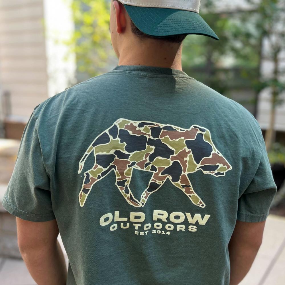 Old Row Outdoors Camo Hog Pocket Tee