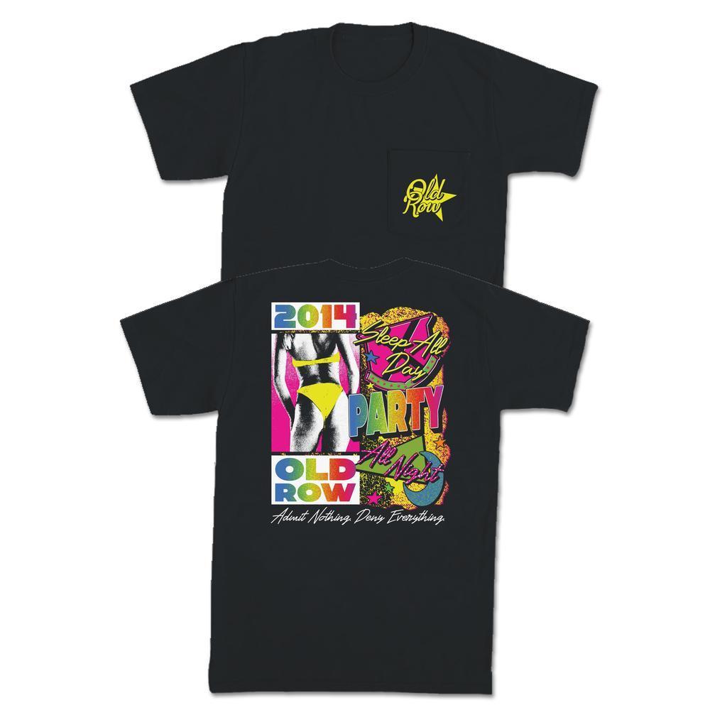 Party All Night Pocket Tee