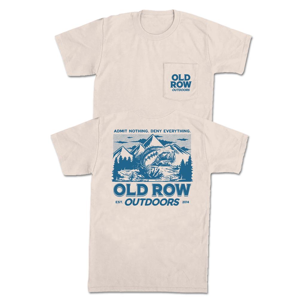 Old Row Outdoors Gone Fishing Pocket Tee
