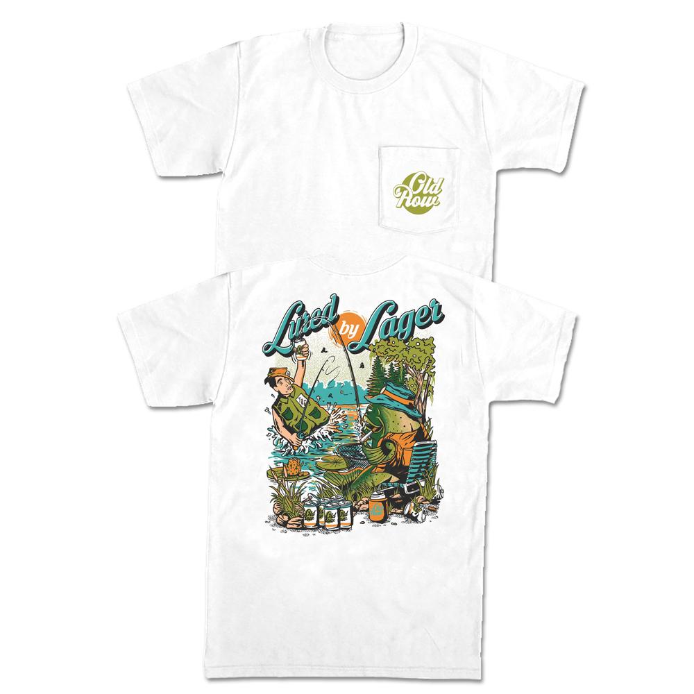 Lured By Lager Pocket Tee