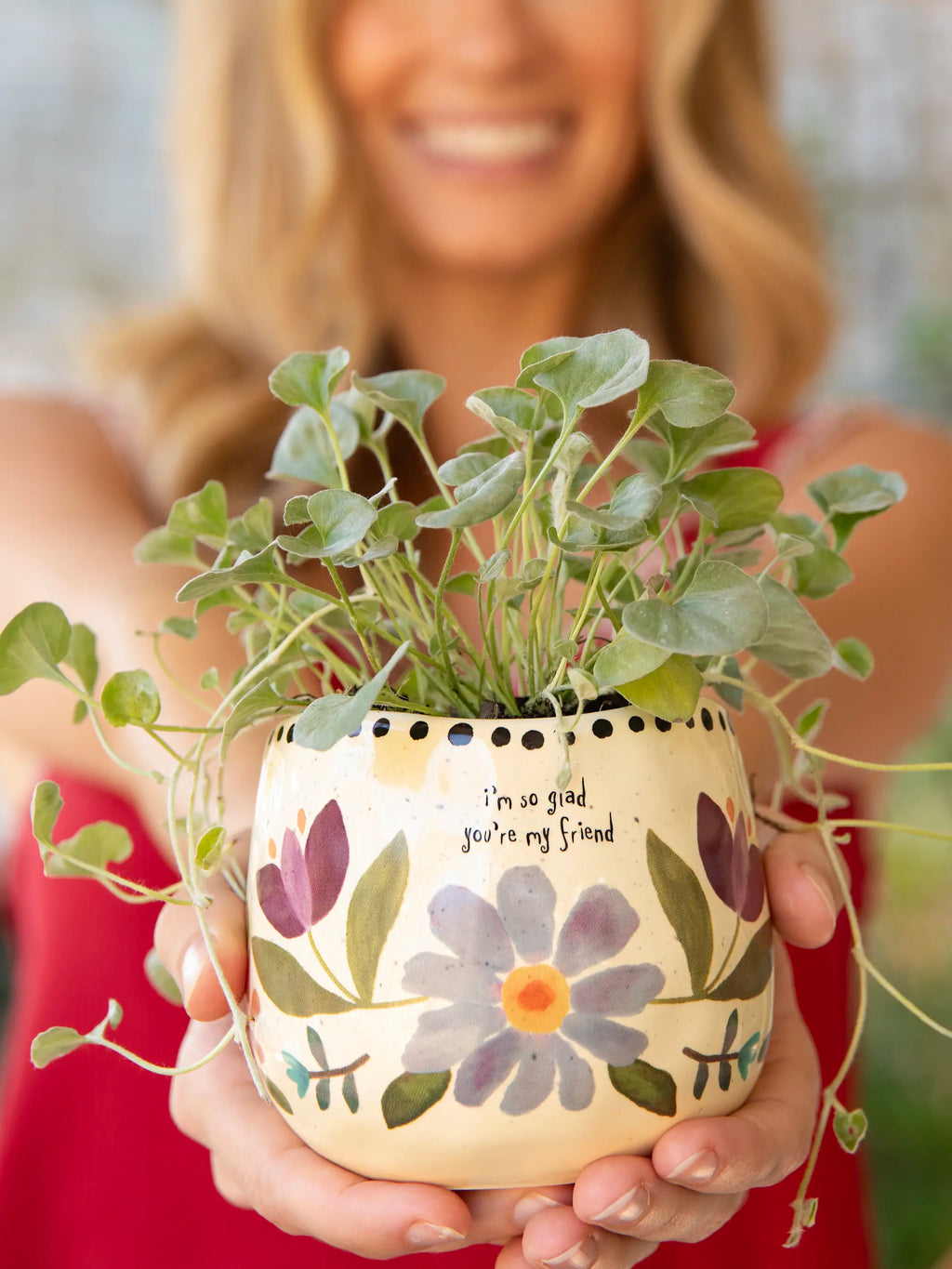 Give Happy Planter - Friend