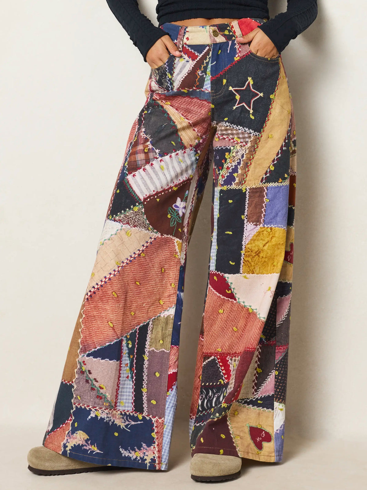Magic Denim Jeans - Brimfield Patchwork Multi