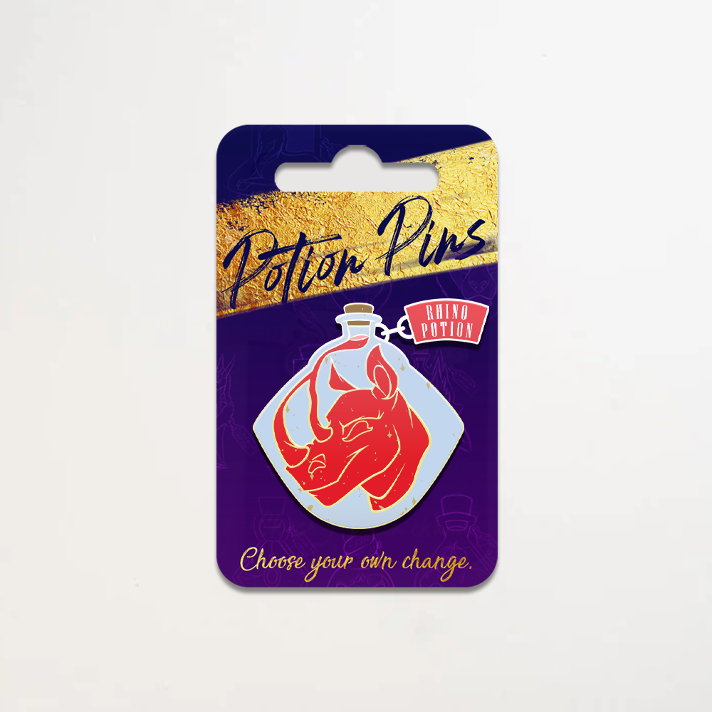Rhino Potion Pin