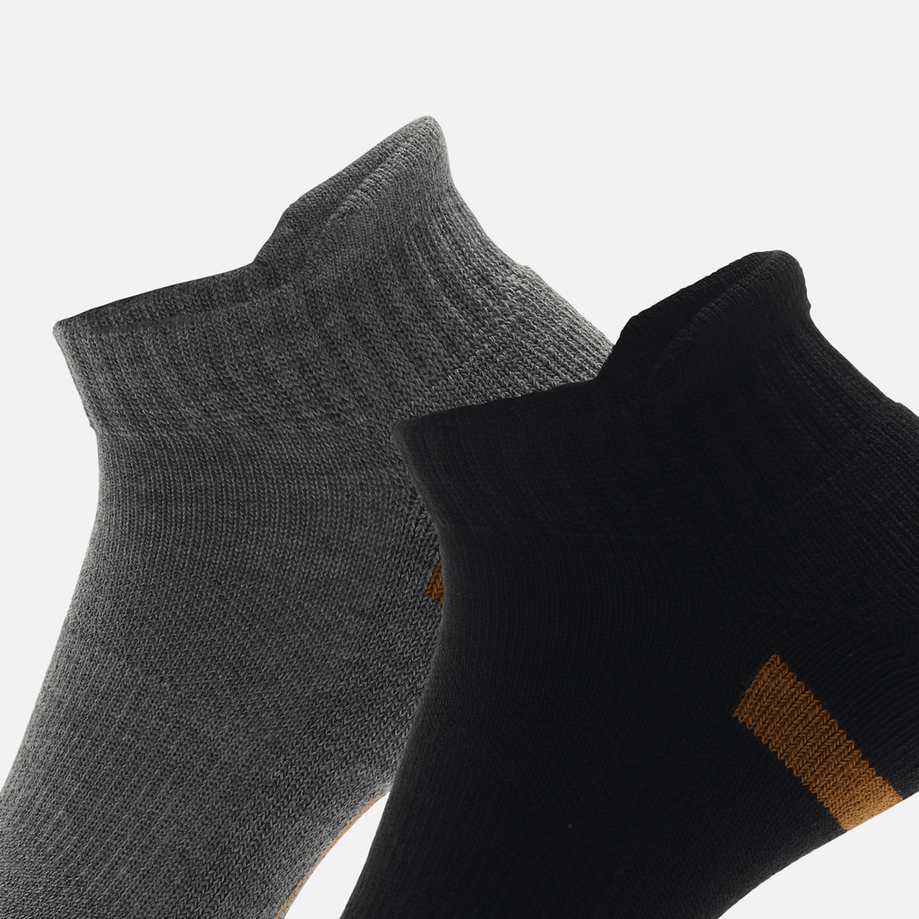 Richford 2Pack HalfCushion NoShow Sock TBL Black ALT2