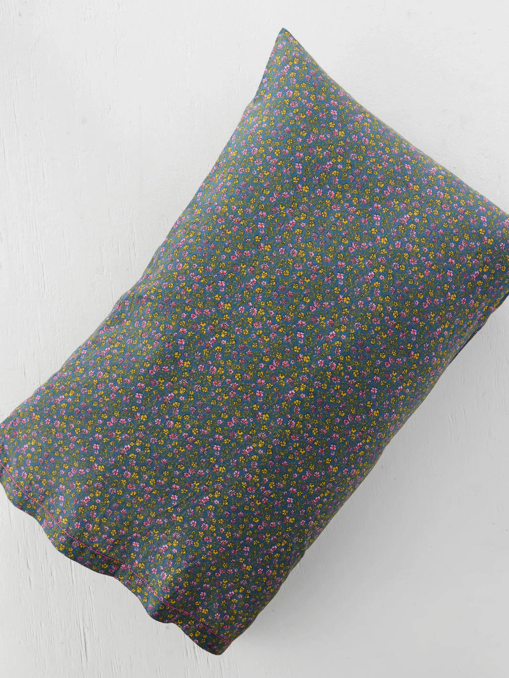 Mix & Match Cotton Pillowcase, Single - Mari Ditsy Navy