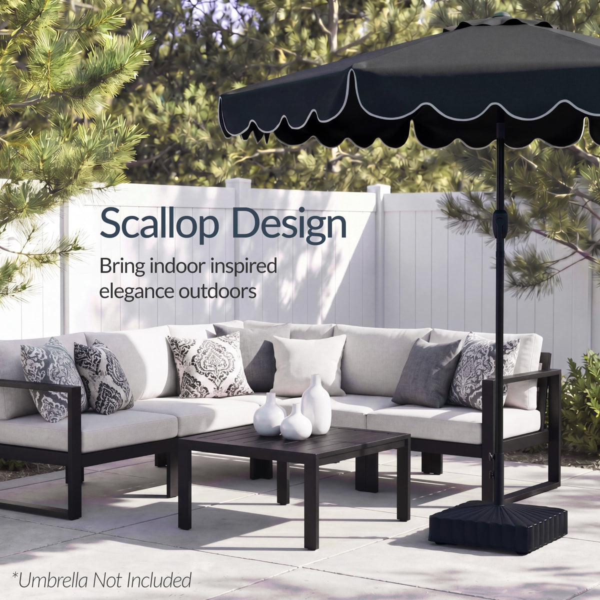 Fillable Mobile Umbrella Base Stand w/ 4 Wheels, 2 Locks, 123lb Capacity