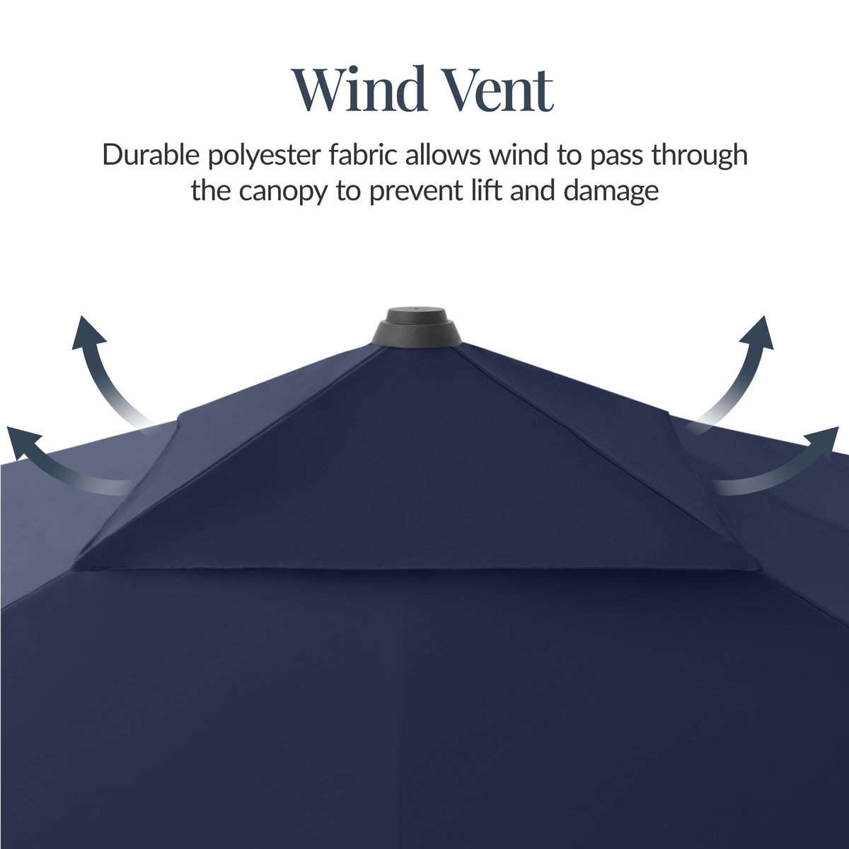 10x10 Cantilever Patio Umbrella, 5 Year No Fade Canopy