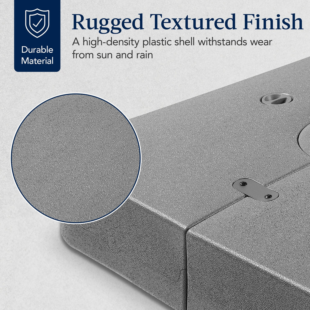 Fillable Heavy-Duty Cantilever Umbrella Base w/ 330lb Capacity
