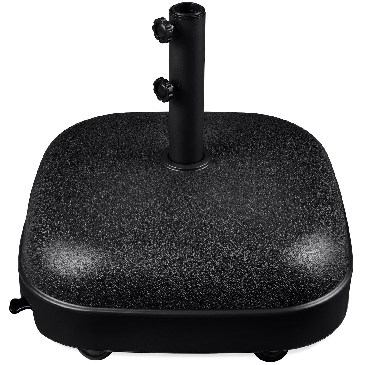 123lb Capacity Fillable Mobile Umbrella Base w/ 4 wheels - Dome Square