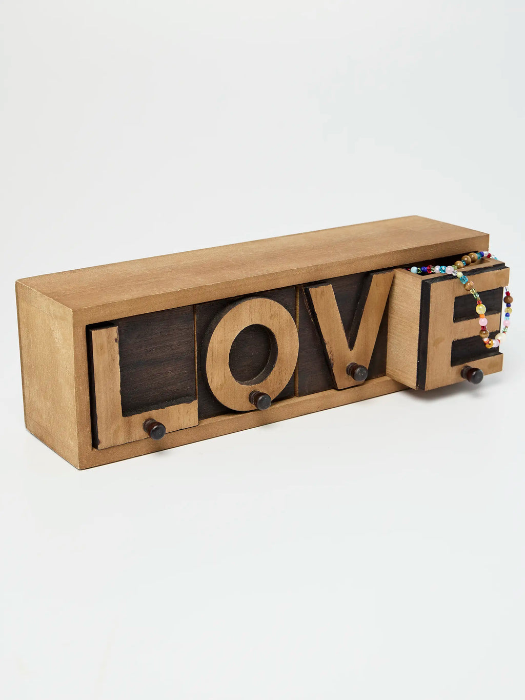 Wooden Drawer Box - Love