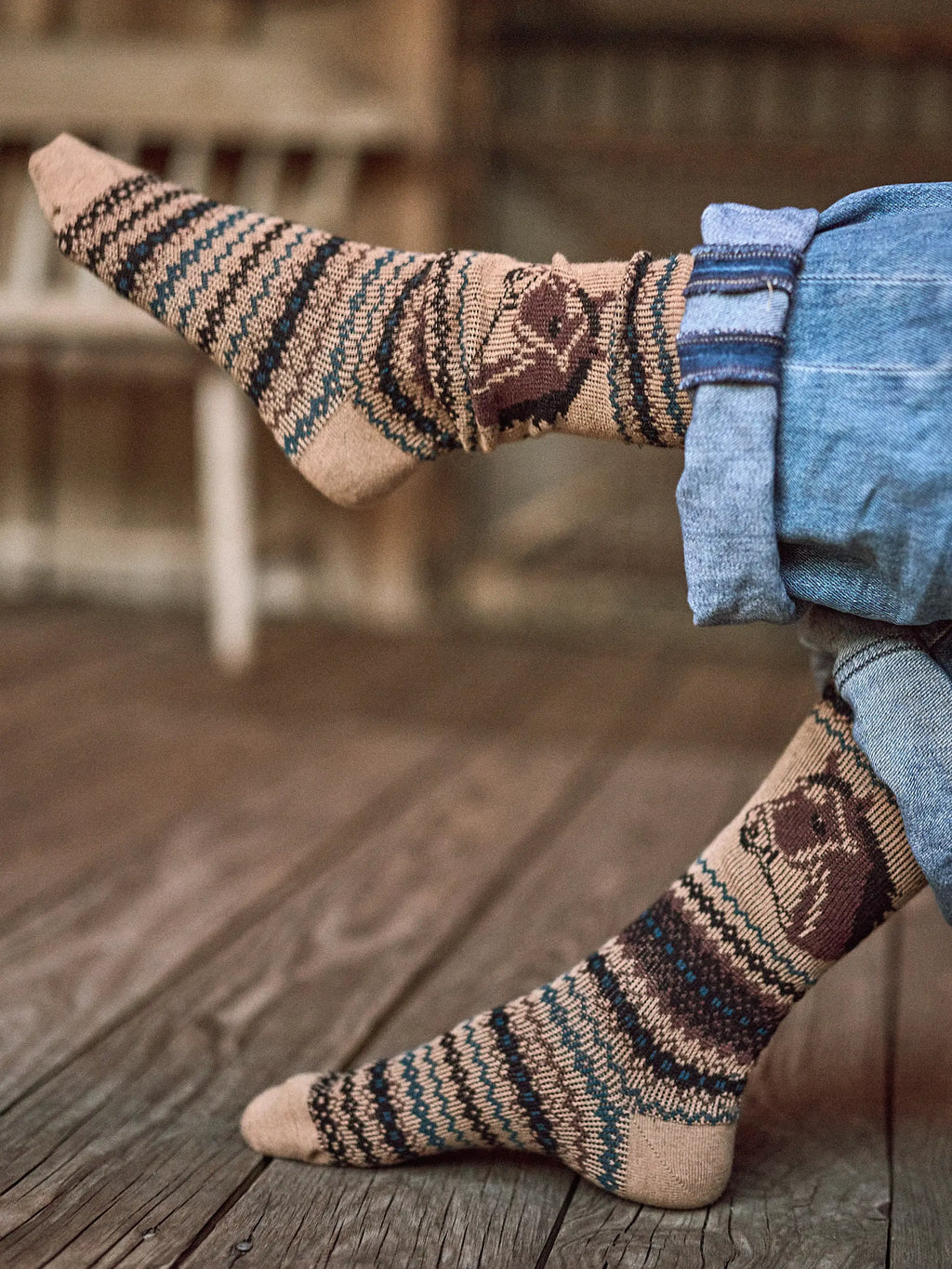 Montana Jacquard Socks - Horse