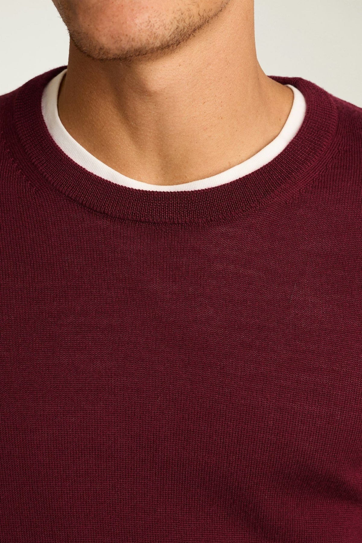 Washable Merino Crew Neck Sweater