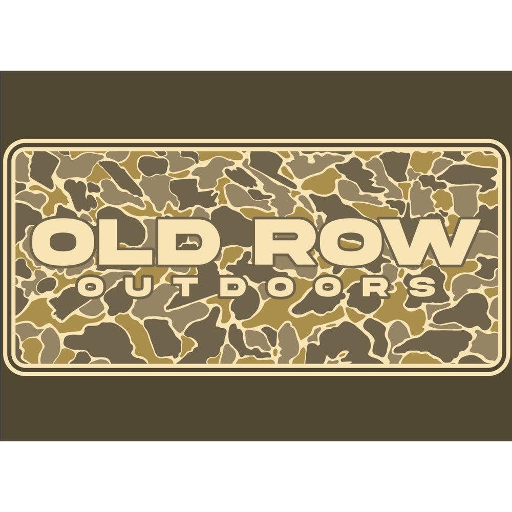 Old Row Outdoors 80s Camo Pigment Dyed Premium Hoodie